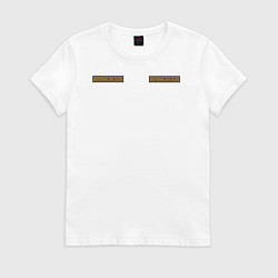 Женская футболка Шеврон: вооружённые силы