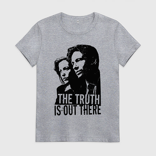 Женская футболка Fox and Dana / Меланж – фото 1