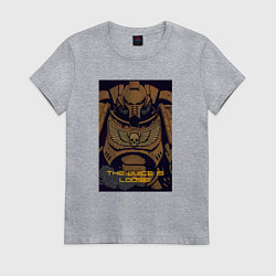 Женская футболка Вархаммер 40к - арт