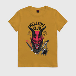 Женская футболка Hellfire club demon