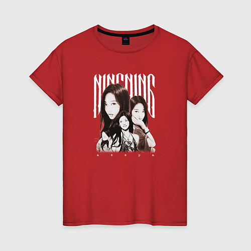 Женская футболка Ningning Idol / Красный – фото 1
