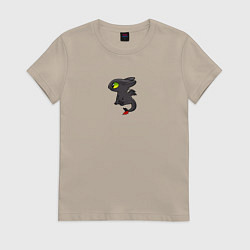 Женская футболка Ночная фурия пара для дневной