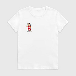 Женская футболка Лило не трогала