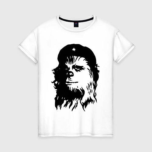 Женская футболка Star wars - Chewie Guevara / Белый – фото 1