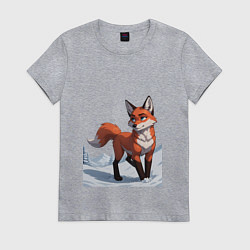 Женская футболка Лисица-сестрица
