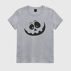 Женская футболка Halloween smile