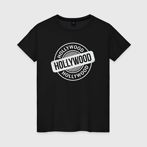Женская футболка Hollywood / Черный – фото 1