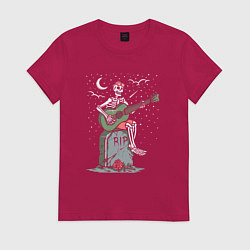 Женская футболка Мелодия на кладбище