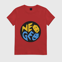 Женская футболка Neo geo logo