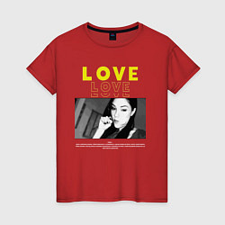Женская футболка Любовь от Саши Грей