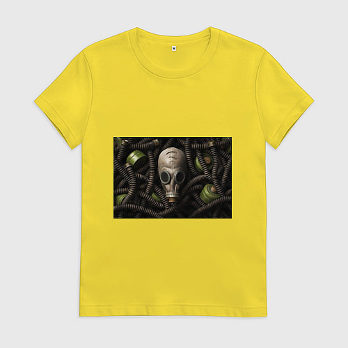 Женская футболка Авто рожденные в СССР / Желтый – фото 1