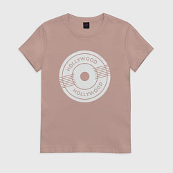 Женская футболка USA Hollywood