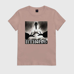 Женская футболка Людское