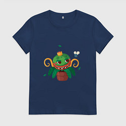 Женская футболка Королевский цветок