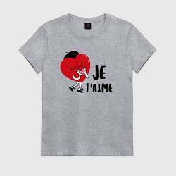 Женская футболка Je taime