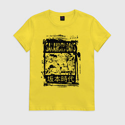 Женская футболка Герои из дни сакамото