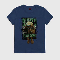 Женская футболка Кролик Бонзо из Poppy Playtime