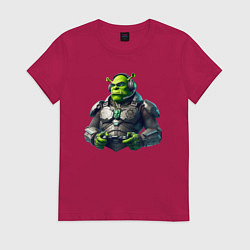 Женская футболка G2 esports team - cyber Shrek