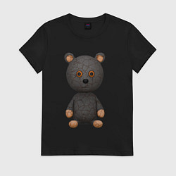 Женская футболка Плюшевый медведь игрушка