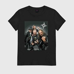 Женская футболка Metallica cool dudes - thrash metal