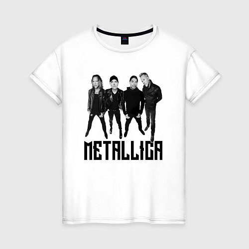 Женская футболка Metallica - cool guys / Белый – фото 1
