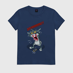 Женская футболка Дедлайн кролик