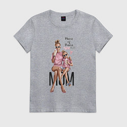 Женская футболка Mama of drama