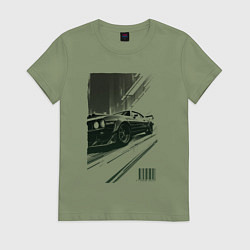 Женская футболка Гоночный спорткар