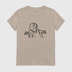 Женская футболка Непон мем