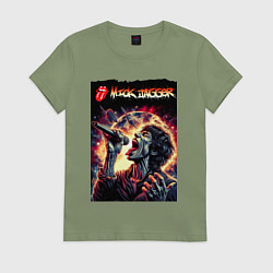 Женская футболка Rolling Stones singer Mick Jagger