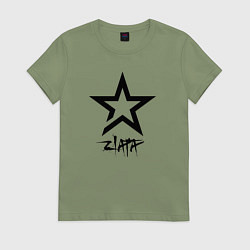 Женская футболка Zlata - star