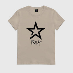 Женская футболка Ирма - звезда