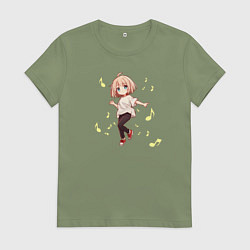 Женская футболка Танец тиби