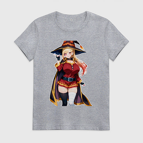 Женская футболка Марин Китагава косплей Мегумин / Меланж – фото 1