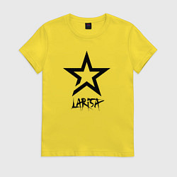 Женская футболка Лариса - звезда