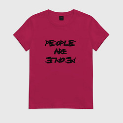Женская футболка Depeche Mode - people are people font