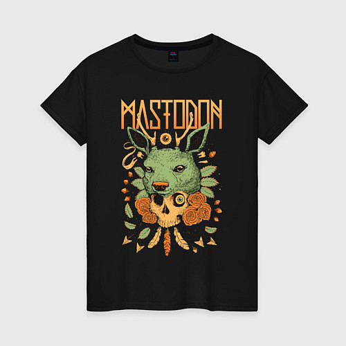 Женская футболка Mastodon - Skull / Черный – фото 1