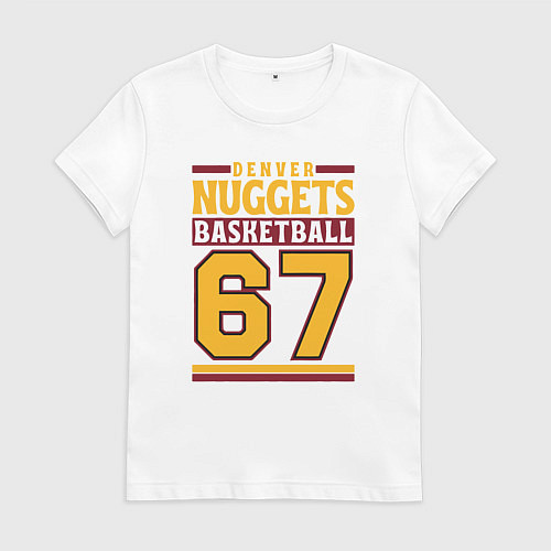 Женская футболка Nuggets 67 / Белый – фото 1