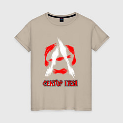 Женская футболка Анархия Сектор газа