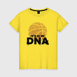 Женская футболка ДНК баскетбола