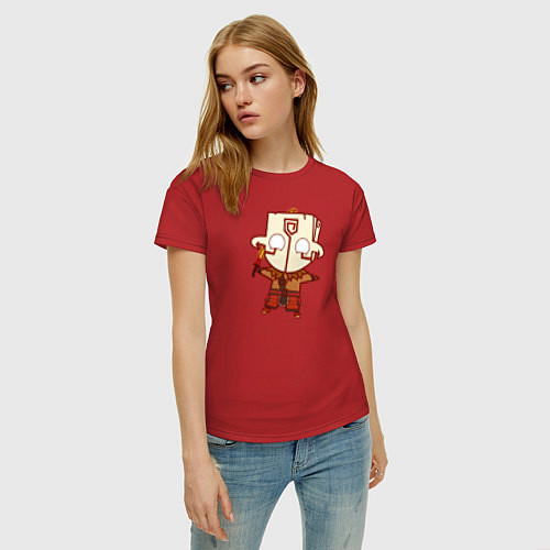 Женская футболка Герой из Dota 2 / Красный – фото 3