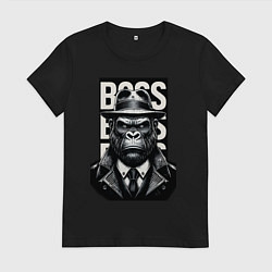 Женская футболка Босс в очках
