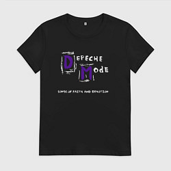 Футболка хлопковая женская Depeche Mode - Sofad release, цвет: черный