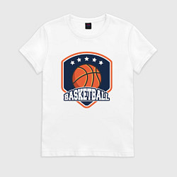 Женская футболка Stars basketball