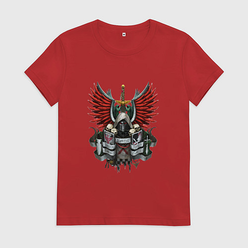 Женская футболка Темные ангелы инсигния / Красный – фото 1
