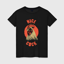 Женская футболка Милый петушок