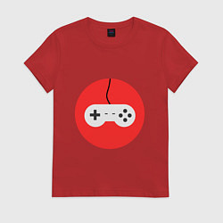 Женская футболка Джойстик для игр