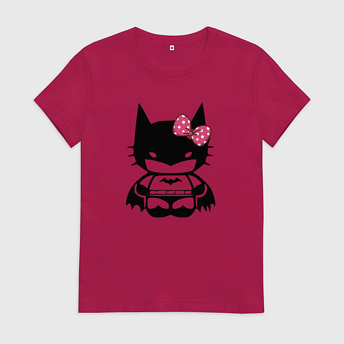 Женская футболка Batgirl / Маджента – фото 1