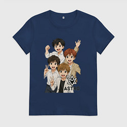 Женская футболка Astro аниме стиль
