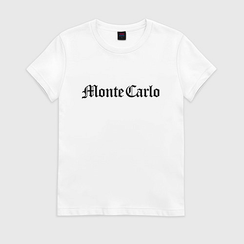 Женская футболка Monte Carlo - Monaco / Белый – фото 1